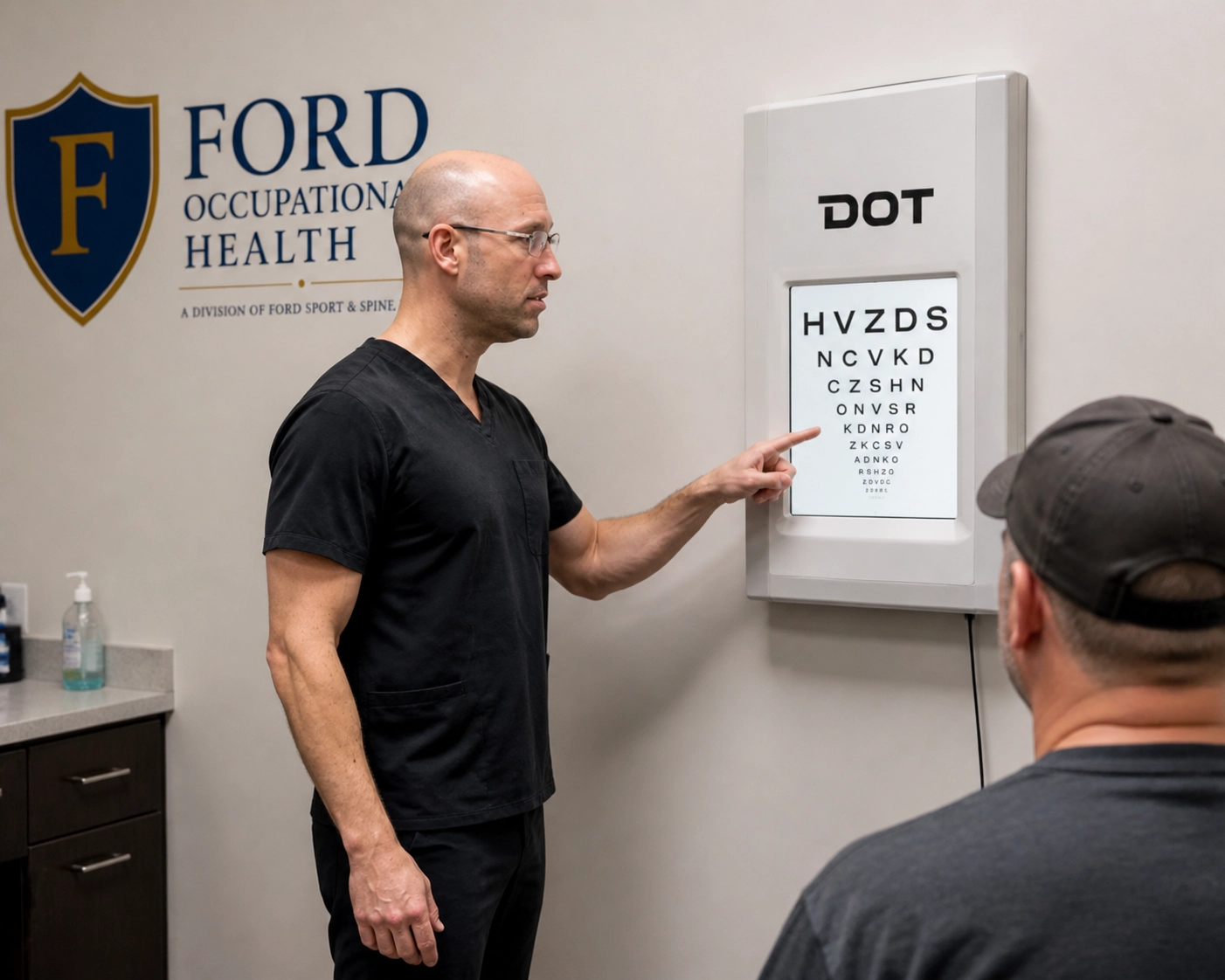 DOT vision testing