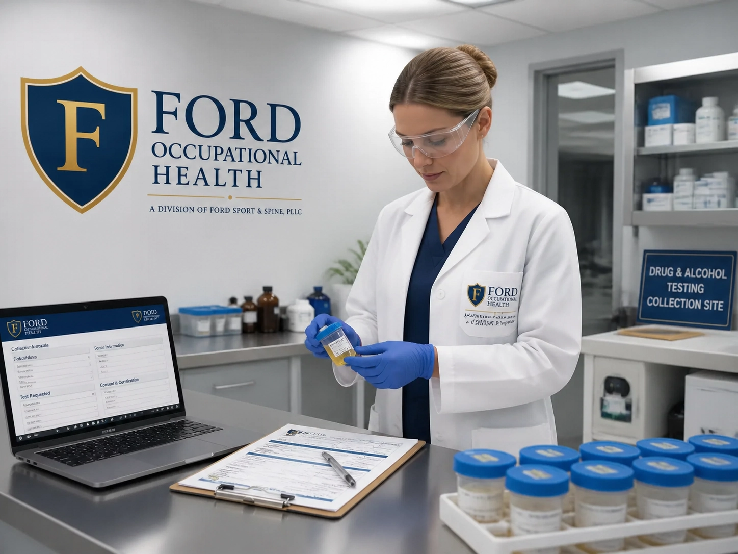 Drug and alcohol testing collection site