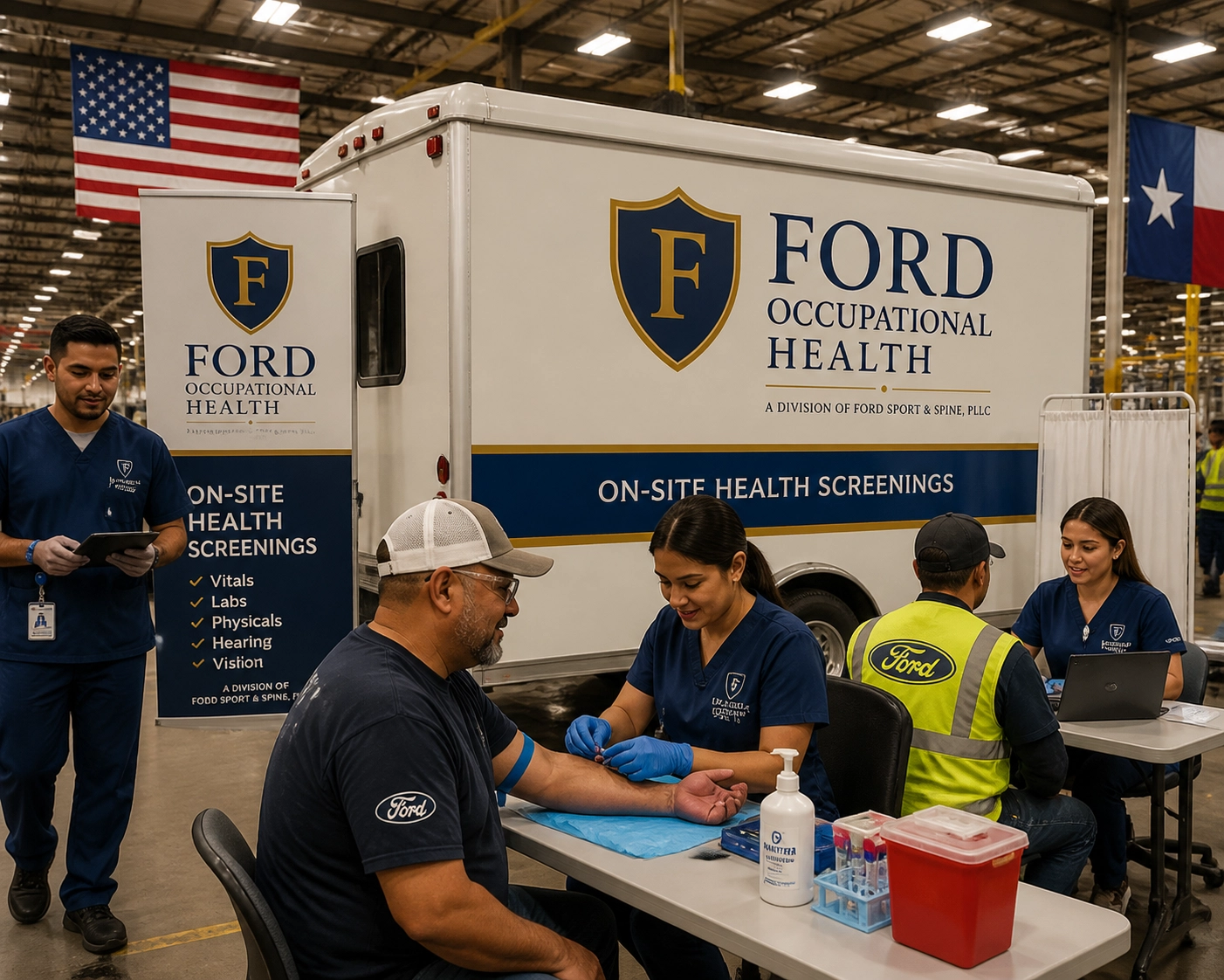 Warehouse occupational health services